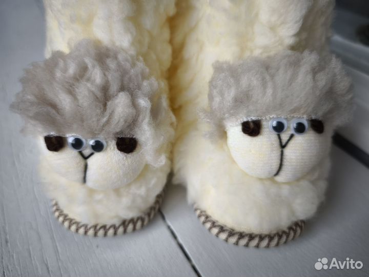 Пинетки теплые для девочки 14