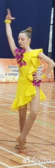 Платье для спортивных бальных танцев латина