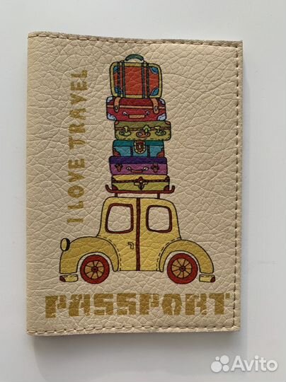 Обложка на паспорт кожаная