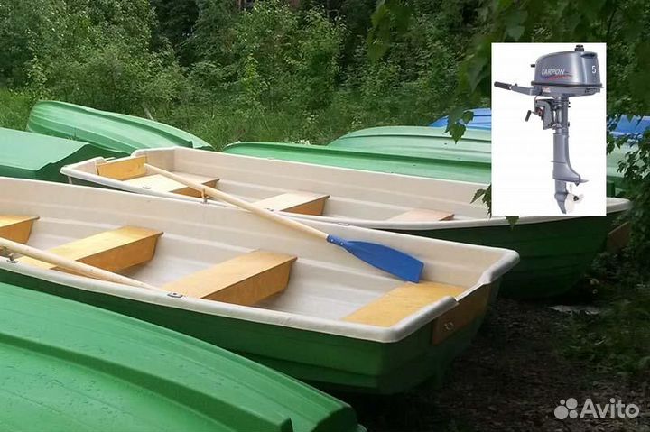 Вёсельная лодка с мотором Тортилла-395 Эко Tarpon