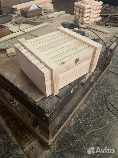 Ящик деревянный