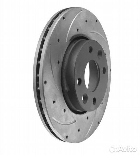 Тормозные диски передние с перф. черные Renault