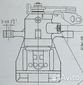 CF 102013 Суппорт торм. ford mondeo IV (07) /GA