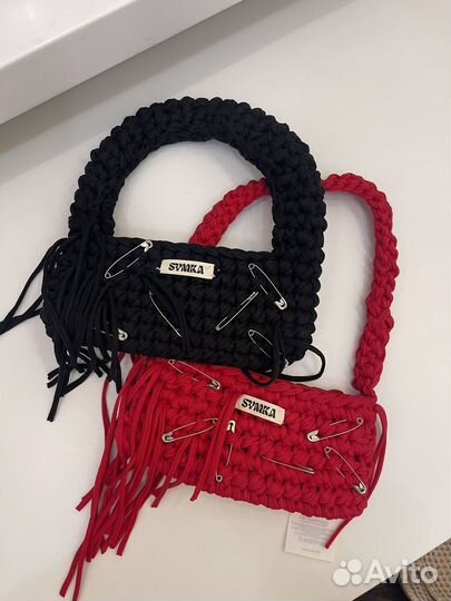 Вязанная сумка