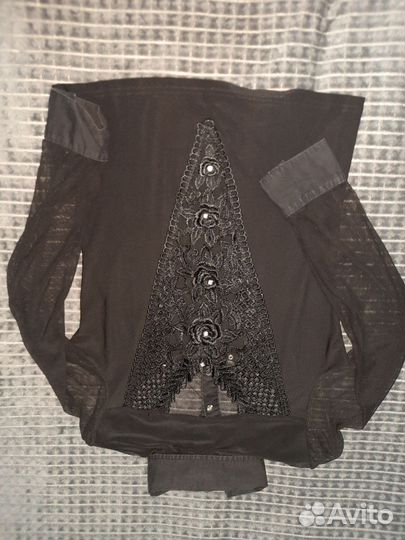 Черная блузка 46 р-ра и корсет черный 48 р-ра