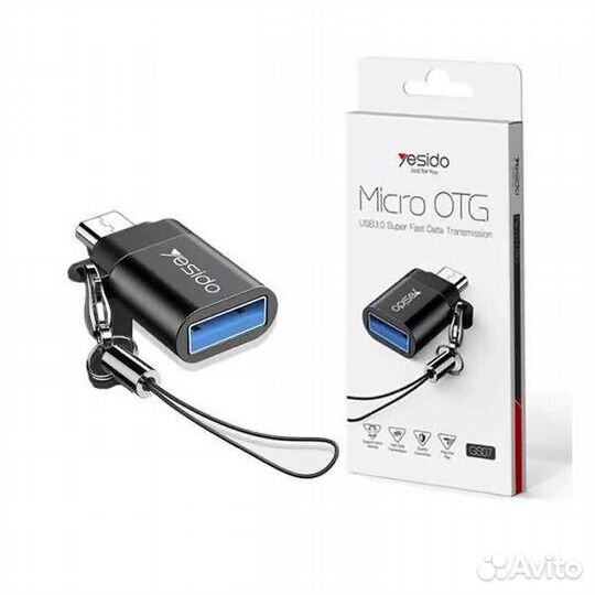 Переходник OTG Micro USB - USB 3.0 Yesido GS07