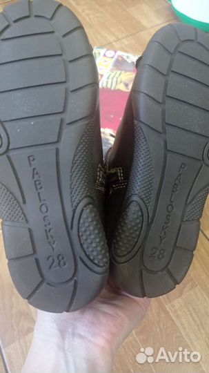 Pablosky сапоги для девочки 28 размер