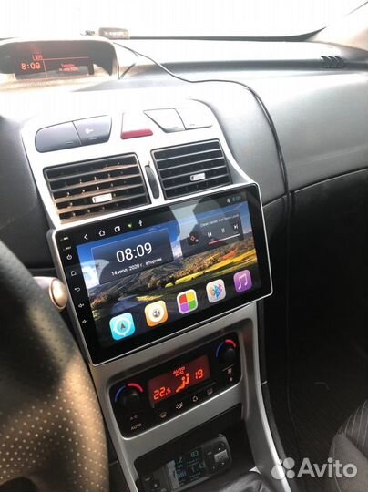 Магнитола на Peugeot 307 с камерой на Android