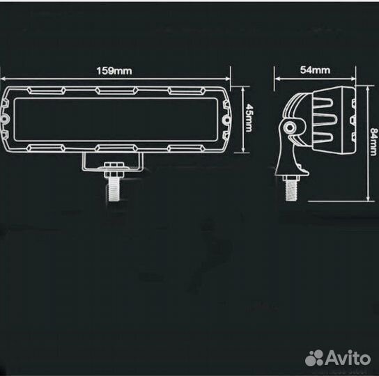 Светодиодная балка 6 led цена за 2шт