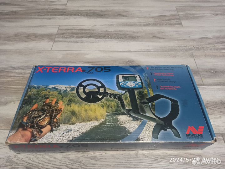 Металлоискатель minelab x terra 705 бу