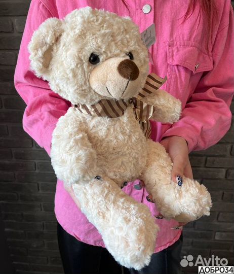 Кружевной плюшевый медведь