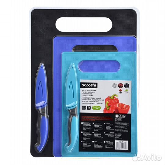 Набор разделочных досок с ножами
