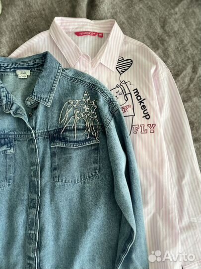 Рубашка на девочку 140