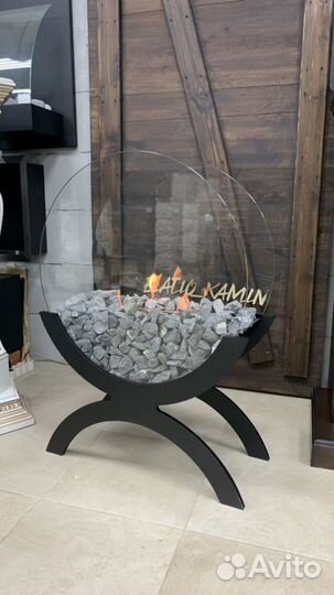 Биокамин напольный большой. 900мм высота