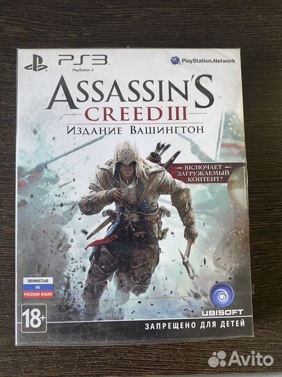 Assassins creed 3 издание Вашингтон PS3