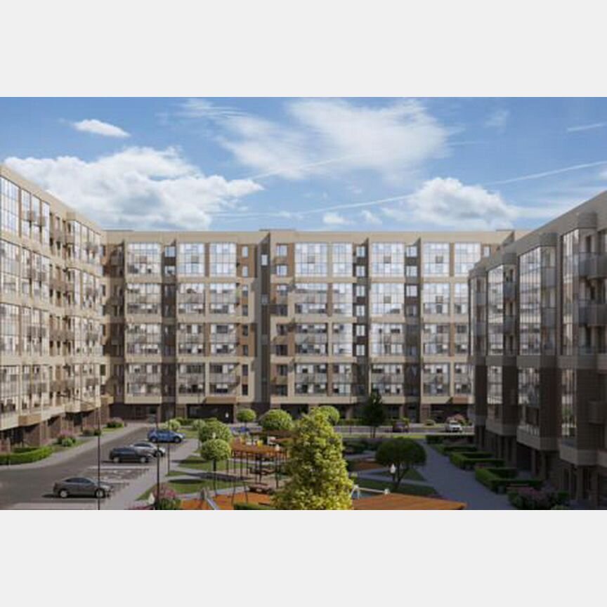 1-к. квартира, 44,1 м², 9/9 эт.