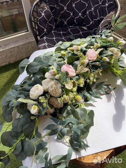 Свадебный декор, цветочная композиция