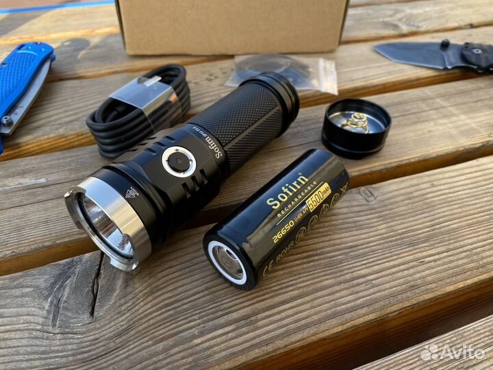 Фонарик мощный 3500 lumen