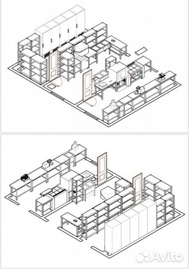 Стол для салатов hicold SLE2-111SN (1/6) Б/крышк