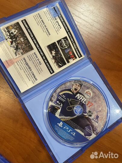 Диск с игрой NHL17 лицензия