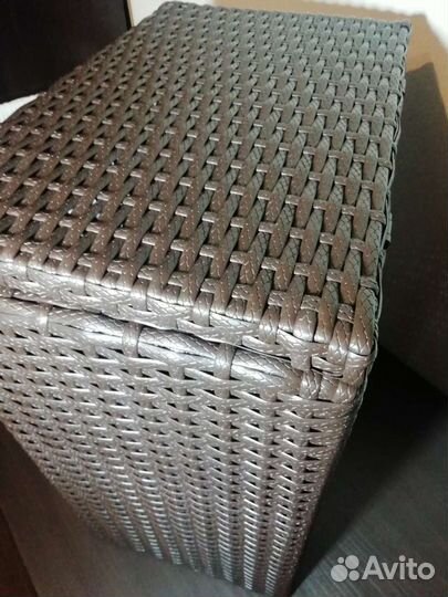 Корзина для хранения из искусственного ротанга