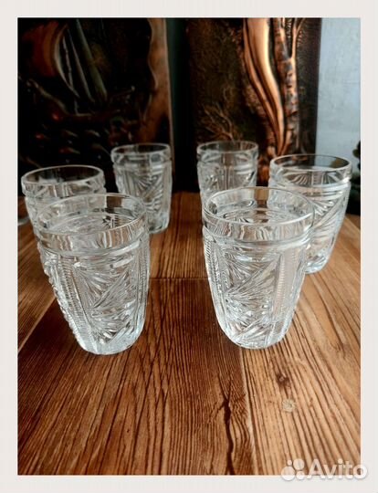 Стопки хрустальные СССР