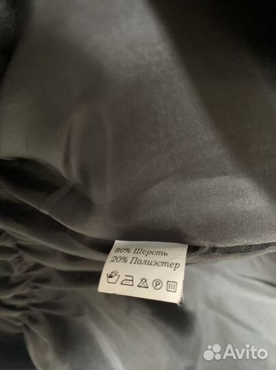 Пальто шерстяное