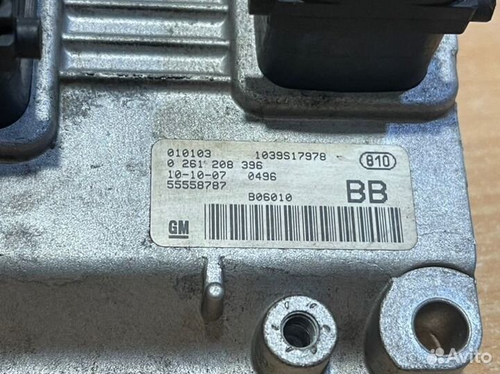 Блок управления двигателем Opel Astra Meriva Corsa