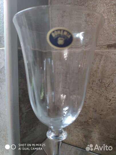 Фужеры высокие Богемия