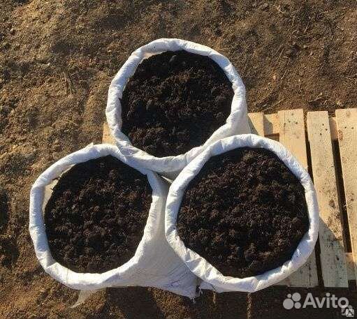 Чернозем грунт в мешках