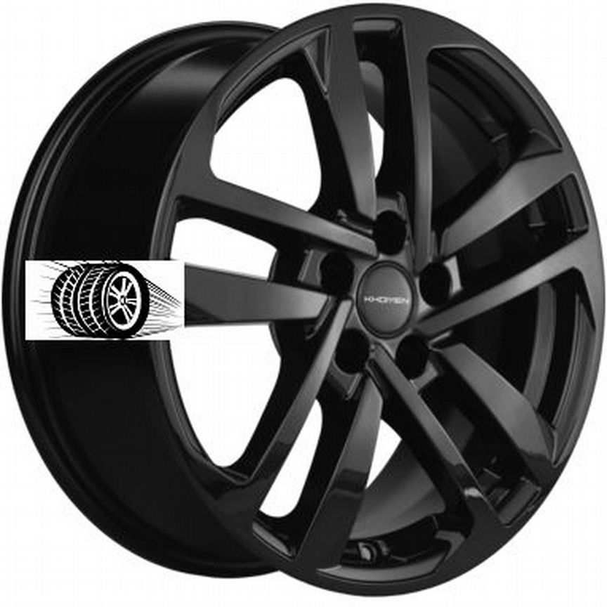 Литые диски Khomen Wheels 6.5×R16 5×114.3