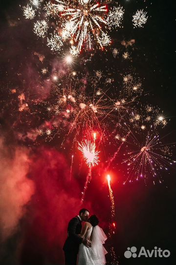 Цветной дым на церемонию, гендер пати, салют