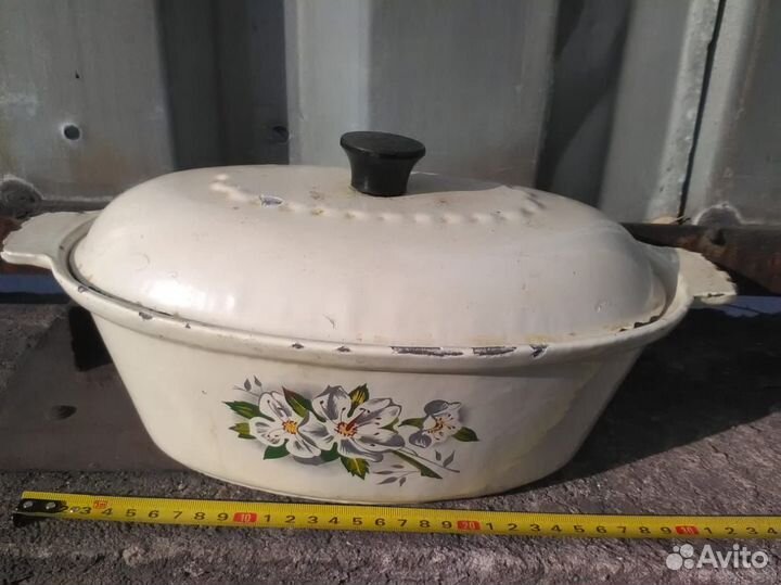 Кастрюля чугунная СССР