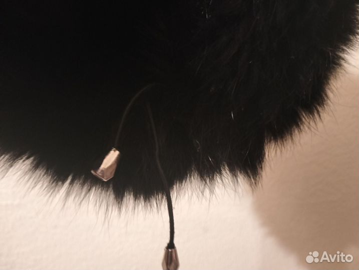 Шапка женская песец на утяжке