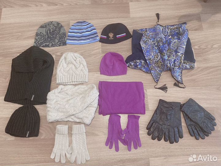 Комплект шапка и шарф
