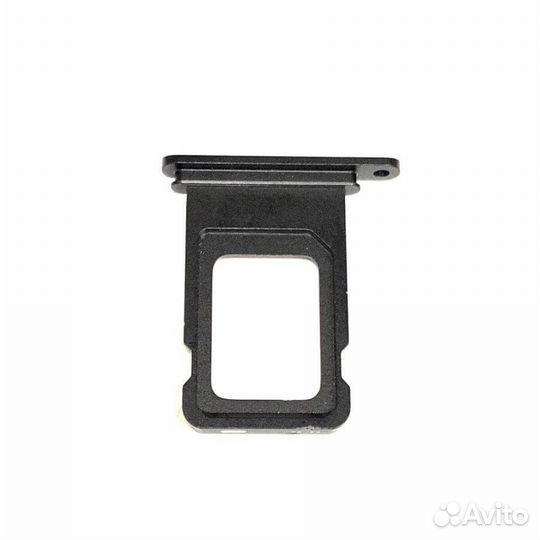 Держатель сим для iPhone XR (черный) (2 сим)