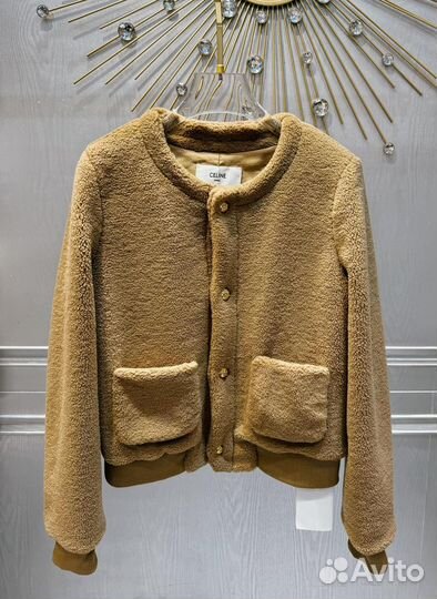 Коричневый женский жакет Celine