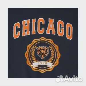 Женский темно-синий пуловер с капюшоном Chicago Be