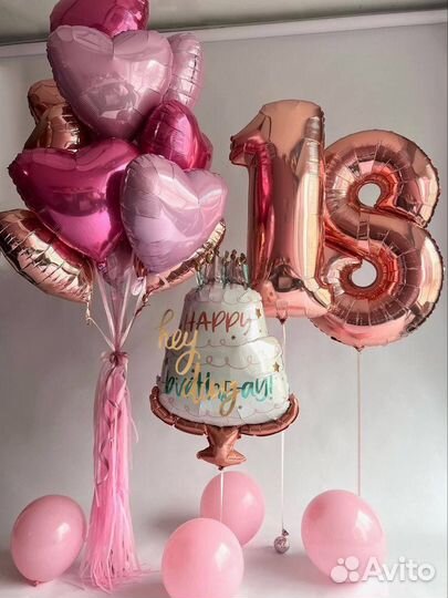 Воздушные шары на выписку