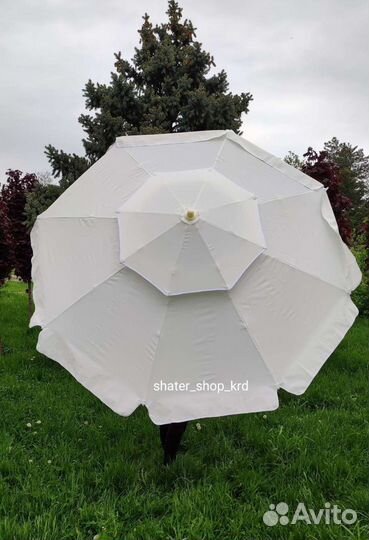 Зонт пляжный /8-спиц/d-3m., d-2,6m