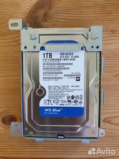 Жесткий диск 1 тб HDD WD Blue новый