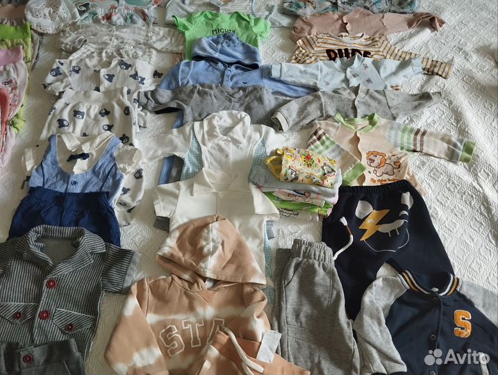 Огромный пакет вещей для мальчика от 0 до 8-9 мес