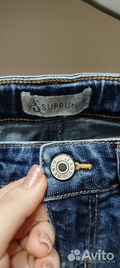 Джинсы клеш для девочки 116