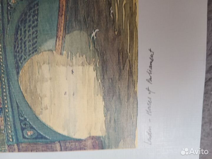 Плакаты постеры видов Лондона.(Литография)