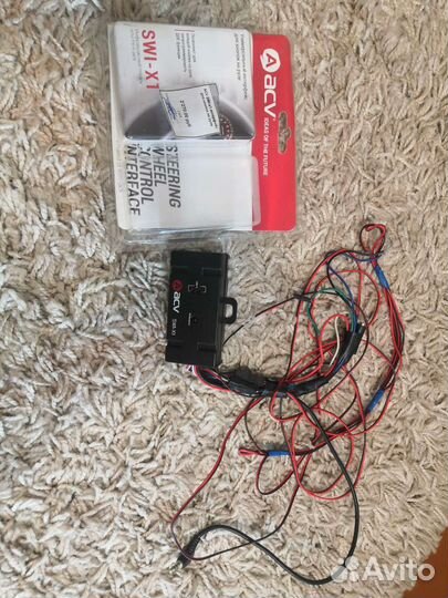 Адаптер штатных кнопок на руле swi-x1 ACV