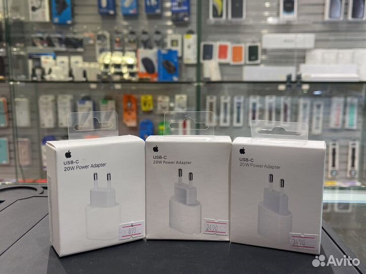 Блок питания iPhone apple 20w оригинал