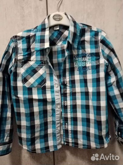 Рубашки для мальчика с 3 до 7 лет