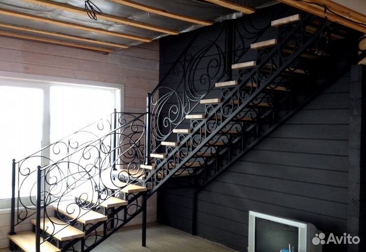 Лестница в стиле лофт