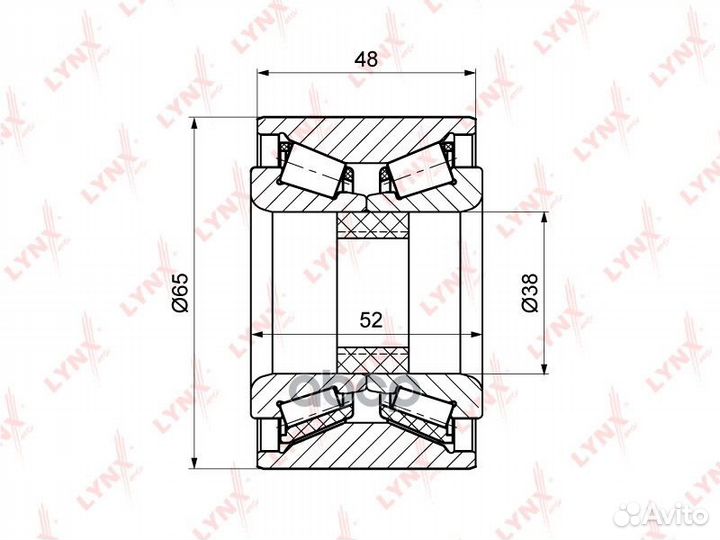 Подшипник ступ.subaru forester I-II/impreza I-I