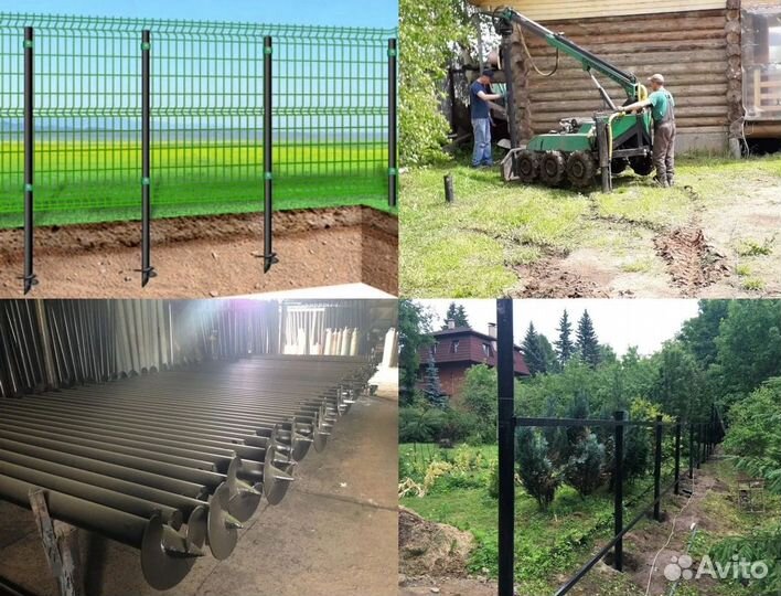 Винтовые сваи под ключ